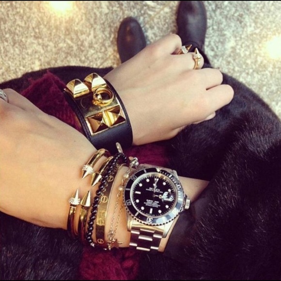 LAST 1๐ฅ Rose Gold bracelet. Stackโm up๏โค๏ธ - Picture 5 of 6